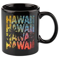 Hawaii Logo 11oz C Handle Ceramic Mug