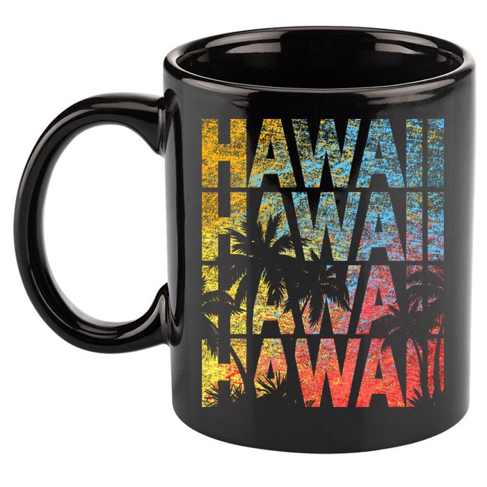 Hawaii Logo 11oz C Handle Ceramic Mug