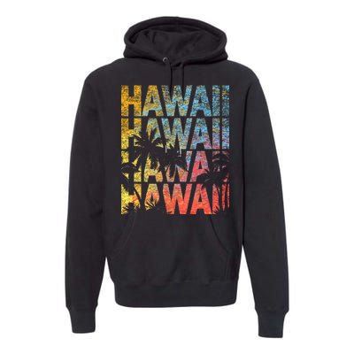 Hawaii Logo Premium Hoodie