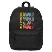 Hawaii Logo 16 in Basic Backpack