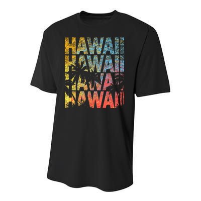 Hawaii Logo Youth Performance Sprint T-Shirt