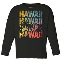 Hawaii Logo Toddler Long Sleeve Shirt