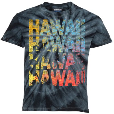 Hawaii Logo Kids Tie-Dye T-Shirt