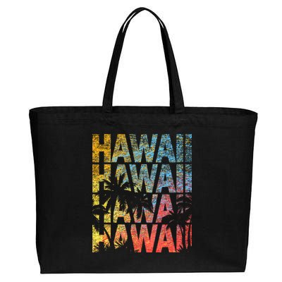 Hawaii Logo Cotton Canvas Jumbo Tote