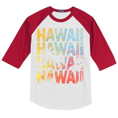 Hawaii Logo Kids Colorblock Raglan Jersey