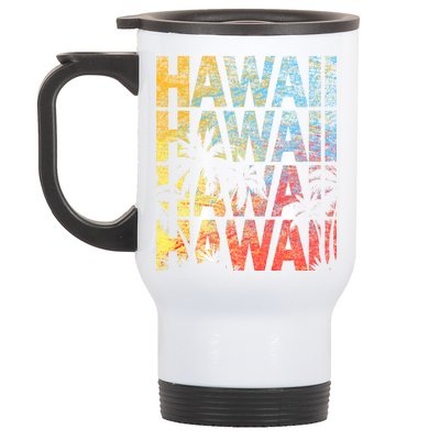 Hawaii Logo Stainless Steel Travel Mug