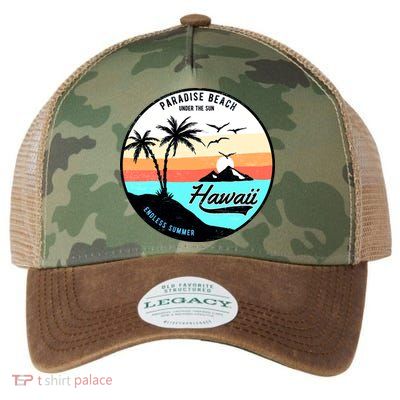 Hawaii Paradise Beach Legacy Tie Dye Trucker Hat