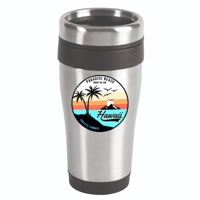 Hawaii Paradise Beach 16oz Travel Tumbler