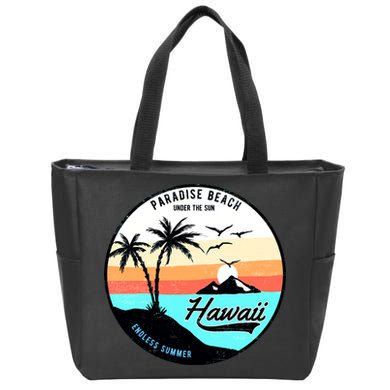 Hawaii Paradise Beach Zip Tote Bag