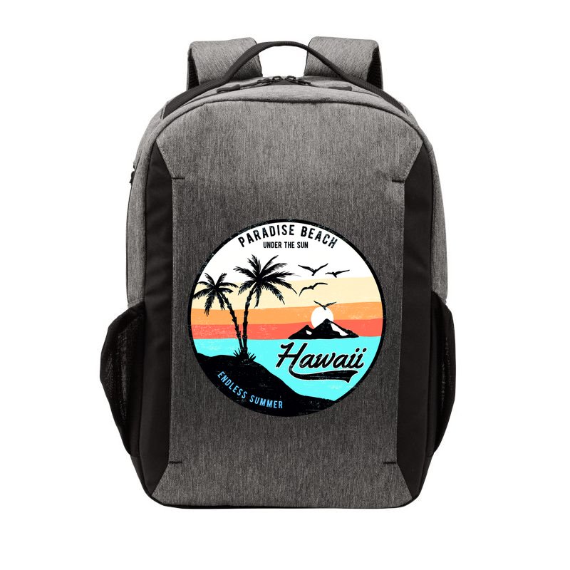 Hawaii Paradise Beach Vector Backpack