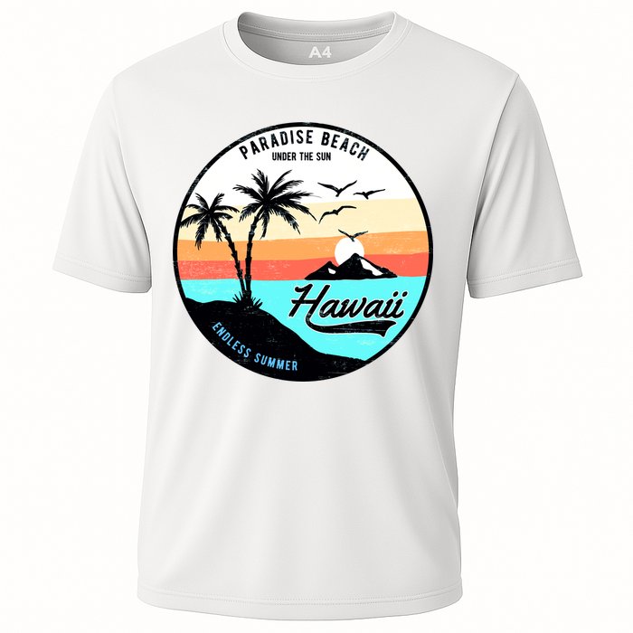 Hawaii Paradise Beach Cooling Performance Crew T-Shirt