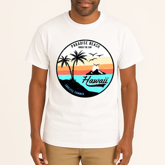 Hawaii Paradise Beach Tall T-Shirt