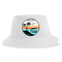 Hawaii Paradise Beach Sustainable Bucket Hat