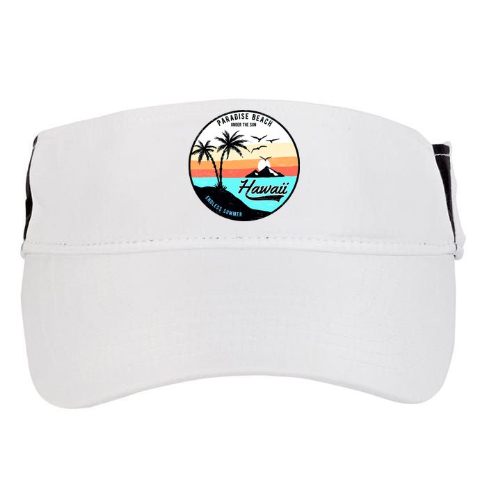 Hawaii Paradise Beach Adult Drive Performance Visor