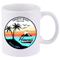 Hawaii Paradise Beach 11oz C Handle Ceramic Mug