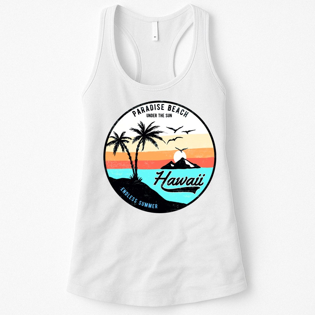 Hawaii Paradise Beach Womens Tank Top