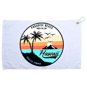 Hawaii Paradise Beach Grommeted Golf Towel