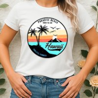 Hawaii Paradise Beach Womens T-Shirt