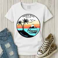 Hawaii Paradise Beach Womens T-Shirt