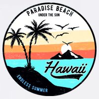 Hawaii Paradise Beach Womens T-Shirt