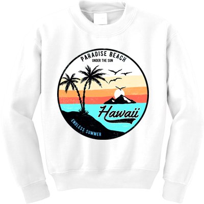 Hawaii Paradise Beach Kids Sweatshirt