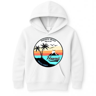 Hawaii Paradise Beach Kids Hoodie