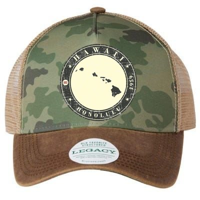 Hawaii Retro Legacy Tie Dye Trucker Hat
