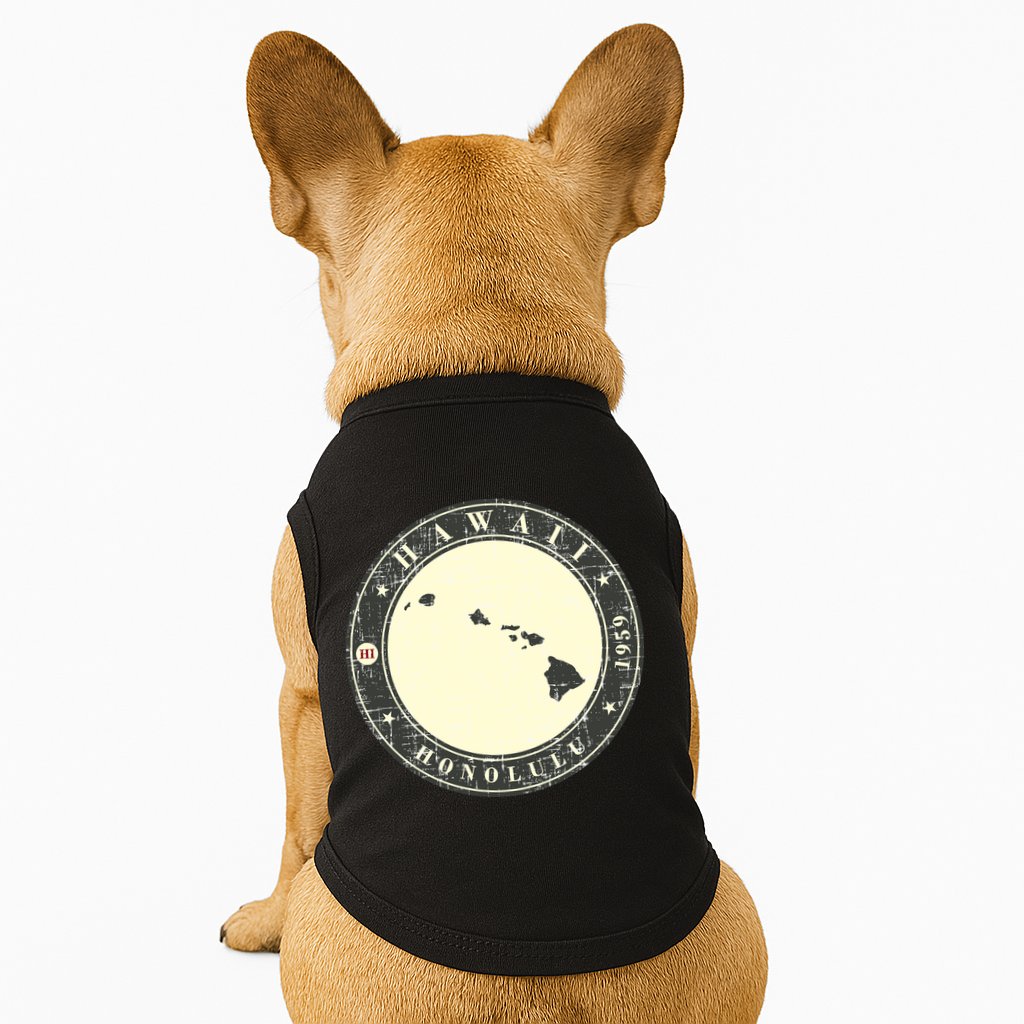 Hawaii Retro Doggie Tank