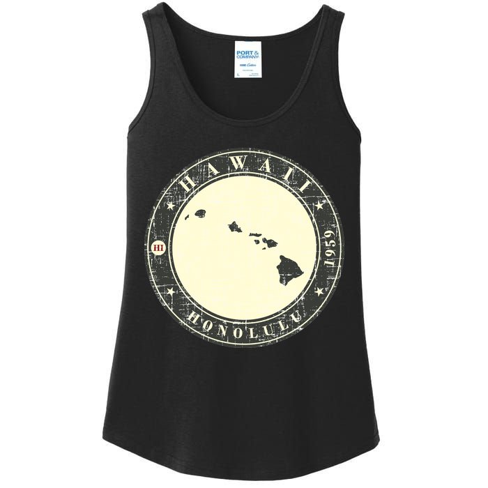 Hawaii Retro Ladies Essential Tank