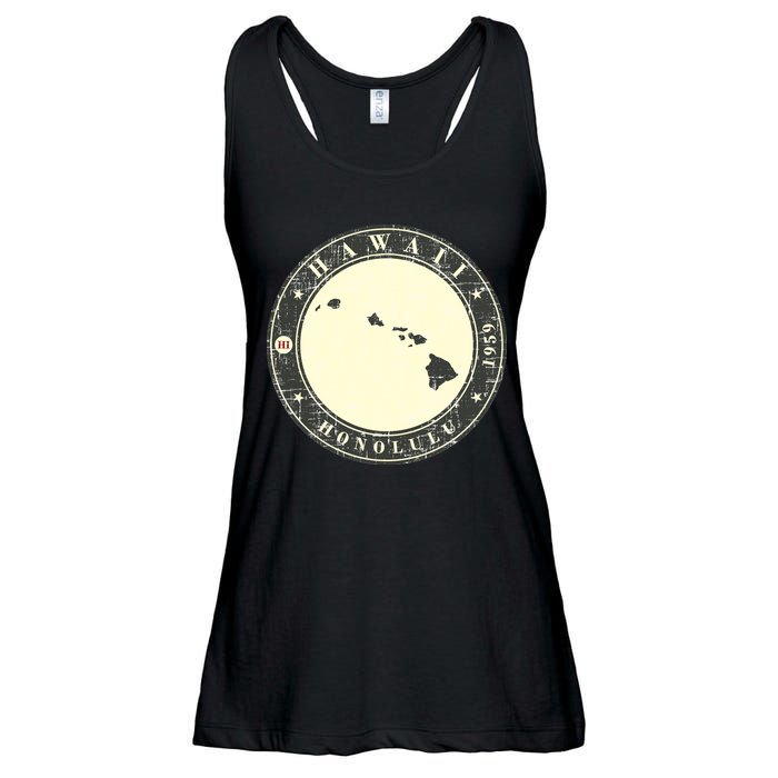 Hawaii Retro Ladies Essential Flowy Tank