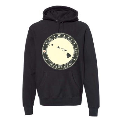 Hawaii Retro Premium Hoodie