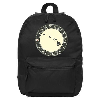 Hawaii Retro 16 in Basic Backpack