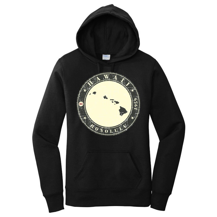 Hawaii Retro Women's Pullover Hoodie