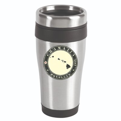 Hawaii Retro 16oz Travel Tumbler