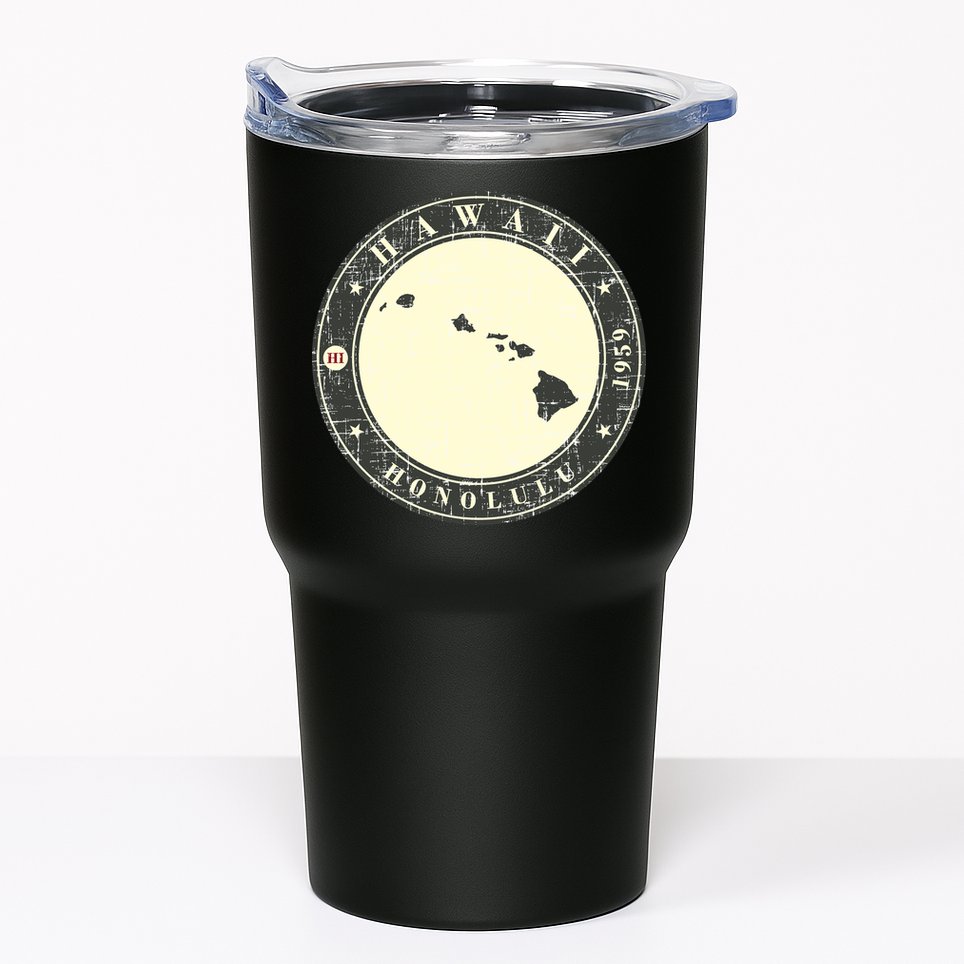 Hawaii Retro Tumbler