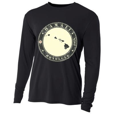 Hawaii Retro Cooling Performance Long Sleeve Crew