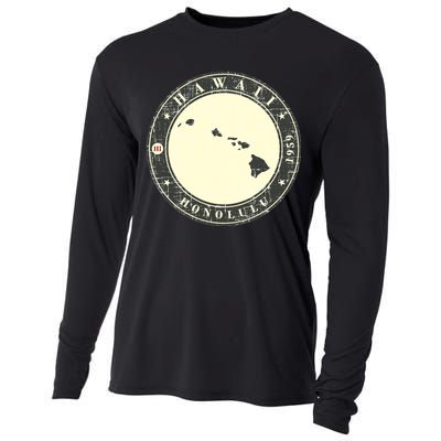 Hawaii Retro Cooling Performance Long Sleeve Crew