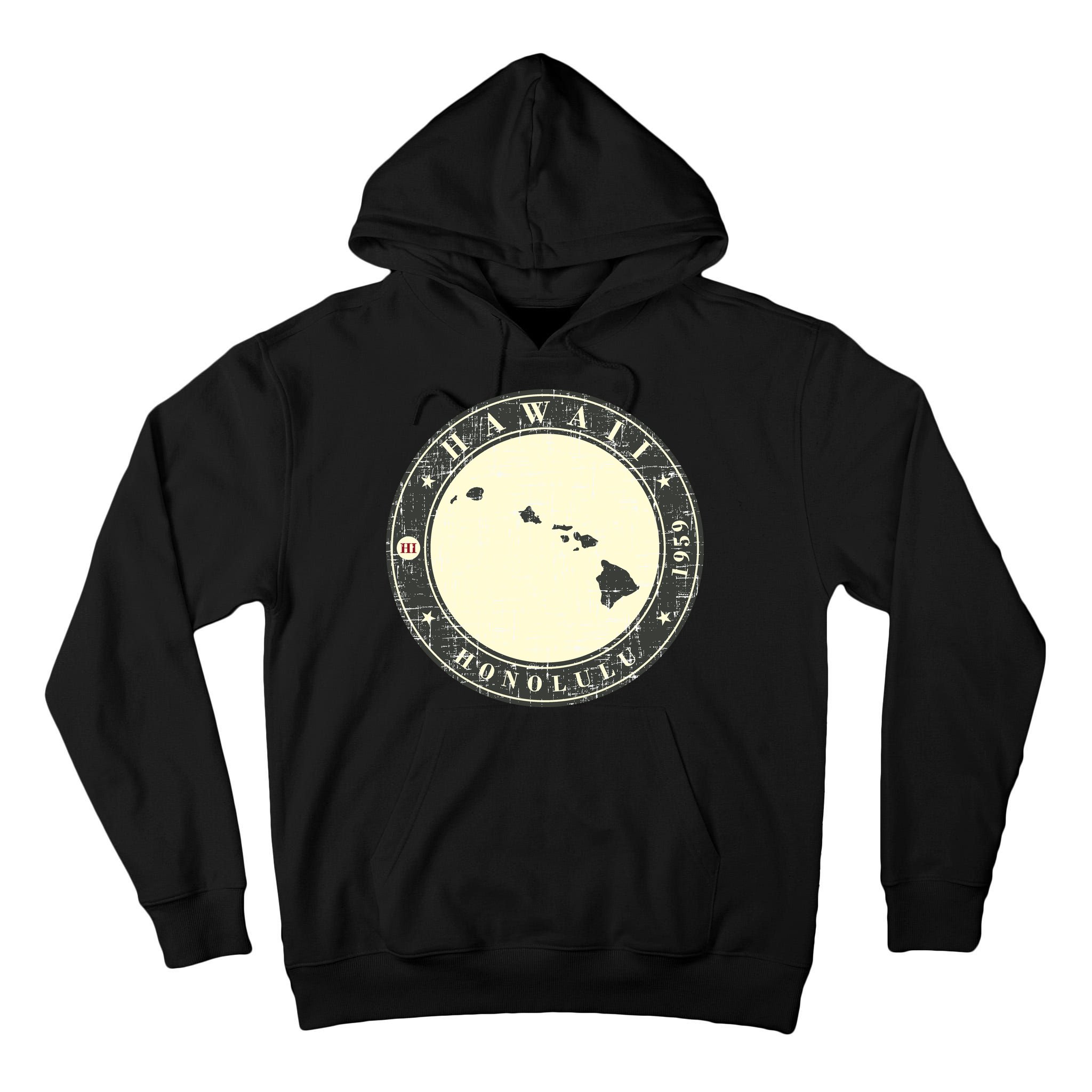 Hawaii Retro Tall Hoodie