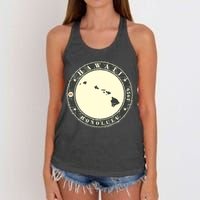 Hawaii Retro Women's Knotted Racerback Tank