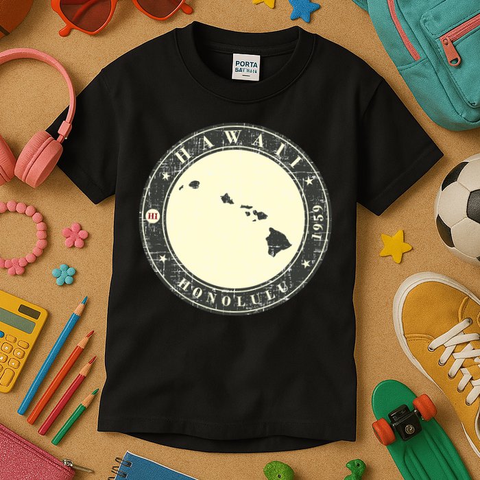 Hawaii Retro Kids T-Shirt