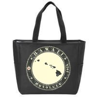 Hawaii Retro Zip Tote Bag