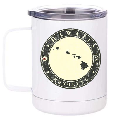 Hawaii Retro 12 oz Stainless Steel Tumbler Cup