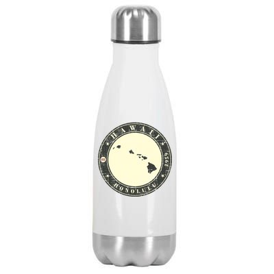 Hawaii Retro Stainless Steel Insulated Water Bottle