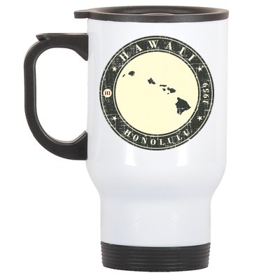 Hawaii Retro Stainless Steel Travel Mug