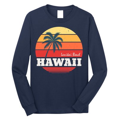 Hawaii Retro Circle Long Sleeve Shirt