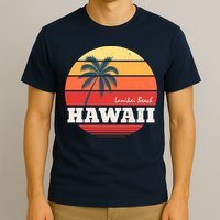 Hawaii Retro Circle T-Shirt