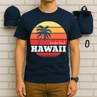 Hawaii Retro Circle T-Shirt