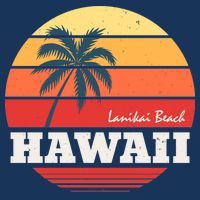 Hawaii Retro Circle 25L Jumbo Tote