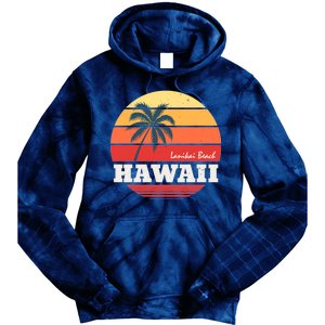 Hawaii Retro Circle Tie Dye Hoodie