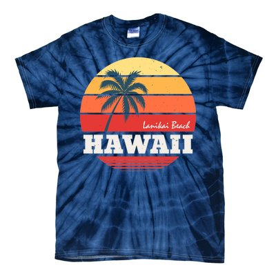 Hawaii Retro Circle Tie-Dye T-Shirt